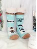 Indoor  Anti-Slippery  Slipper Socks W/ Polar Bear Design